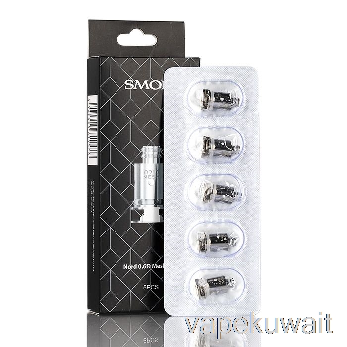 سموك نورد كويلات بديلة 0.6ohm Nord Mesh Coils فيب الكويت